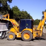 web res Terex TLB 840 backhoe loader road maintenance